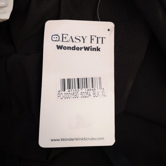 NWT Ladies Easy Fit Wonder Wink Size XL Black Straight Fit Lightweight Pants - Picture 7 of 14